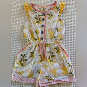 Matilda Jane Lemonade Romper - Size 4